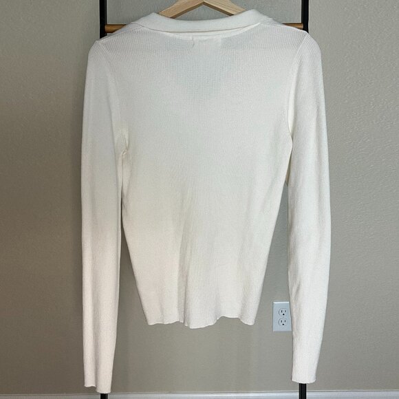 White H&M Sweater Size M - Picture 7 of 9